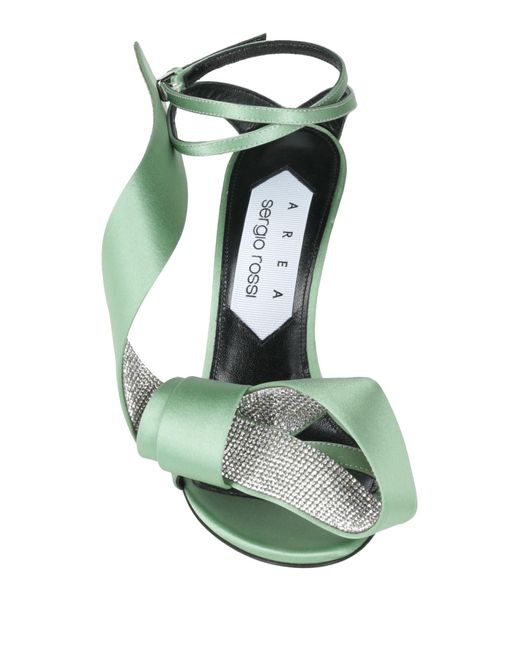 AREA X SERGIO ROSSI Green Sandals