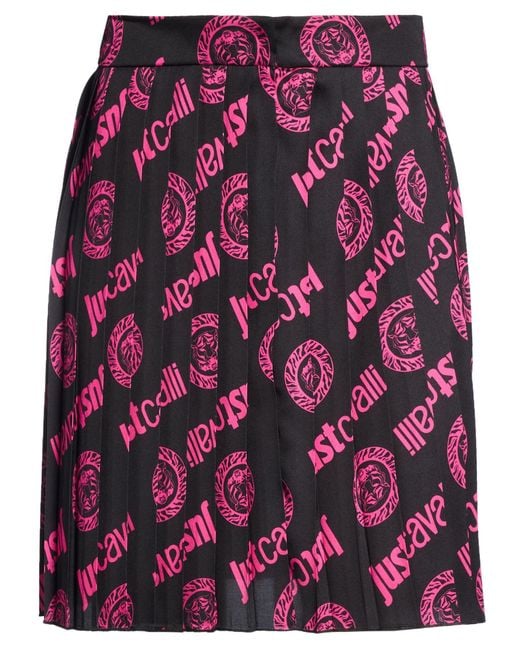 Just Cavalli Red Mini Skirt