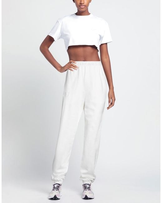 Pantalone di Date in White