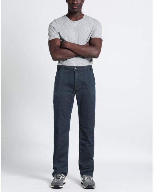 BARMAS Blue Pants Cotton, Polyamide, Elastane for men