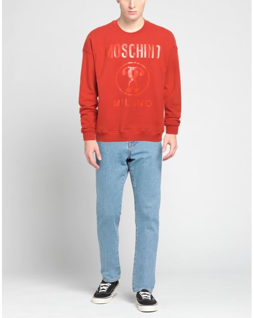 Moschino Red Sweatshirt for men