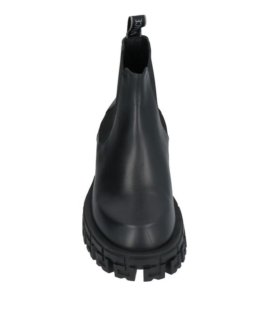 Versace Black Ankle Boots for men