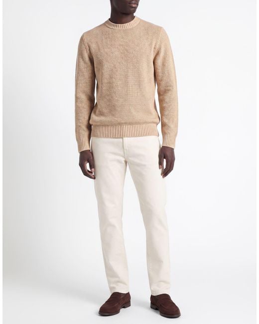 Circolo 1901 Natural Sweater Merino Wool for men