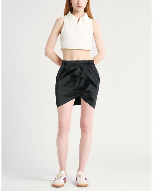N°21 Black Mini Skirt Polyester