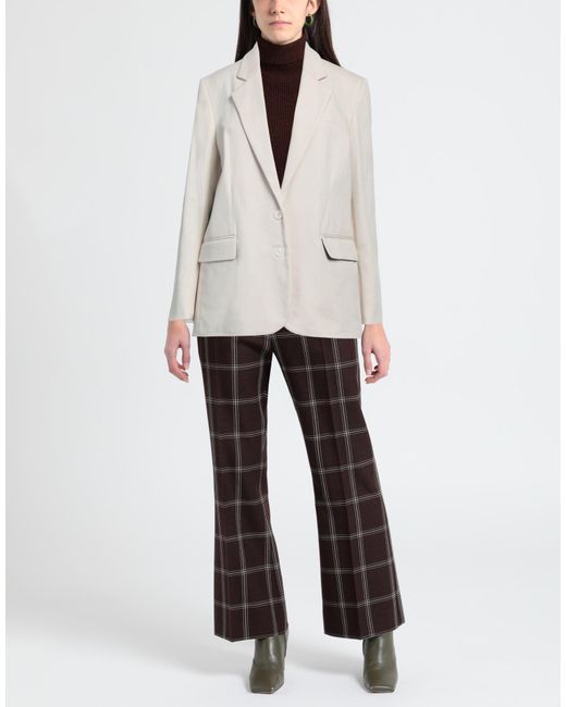 LEBRAND White Blazer Cotton, Elastane