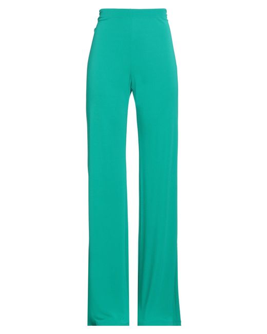Alberta Ferretti Green Pants Viscose