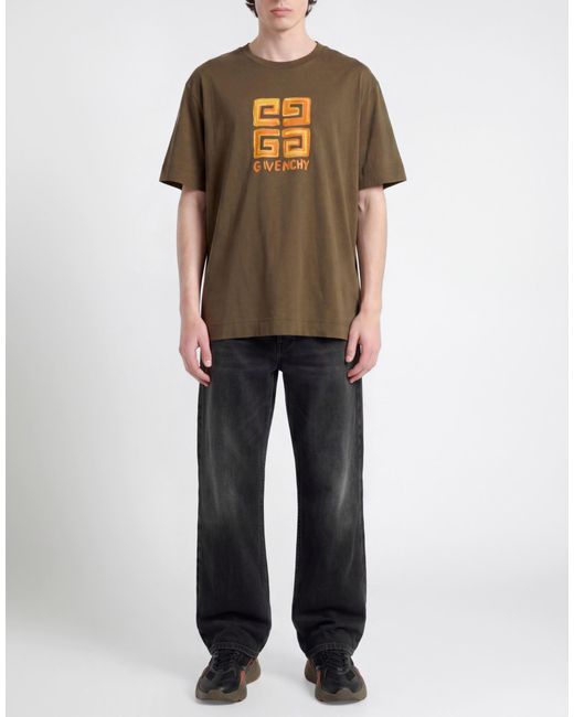 Givenchy Green T-Shirt Cotton for men