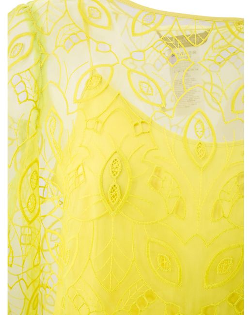 Robe courte Max Mara Studio en coloris Yellow