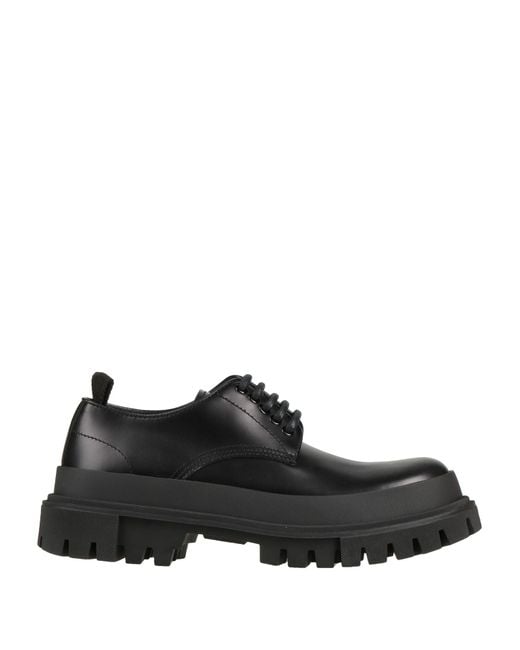 Stringate di Dolce & Gabbana in Black da Uomo