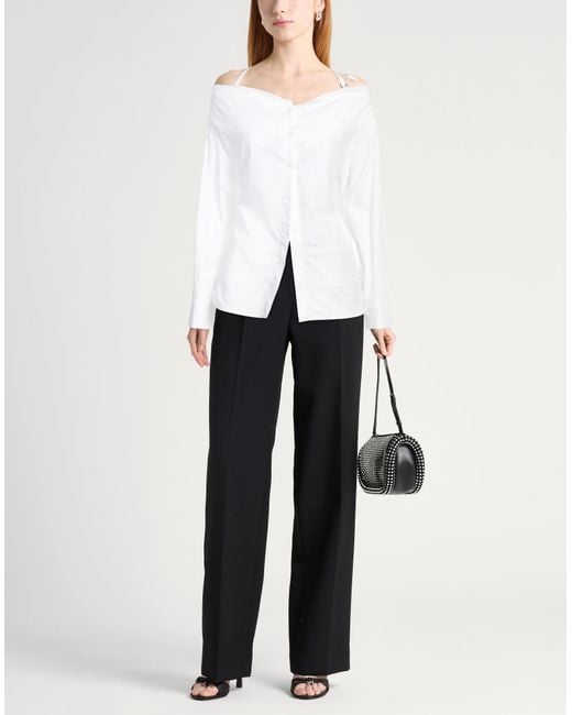 Jacquemus White Le Chouchou Shirt Cotton, Elastane