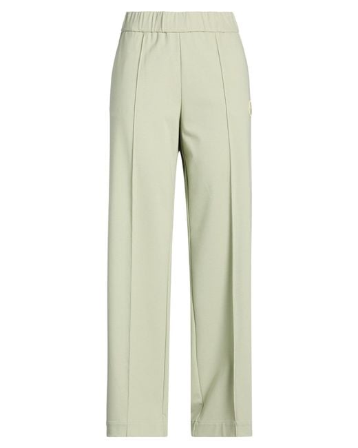 Moncler Green Pants Viscose, Polyamide, Elastane