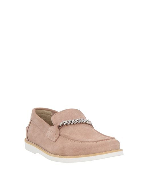 Baldinini Pink Blush Loafers Leather