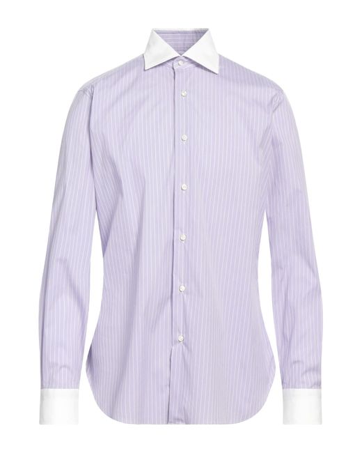 Barba Napoli Purple Shirt for men