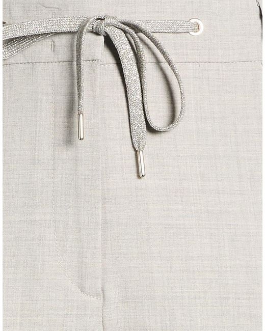 Eleventy Gray Light Pants Wool, Elastane