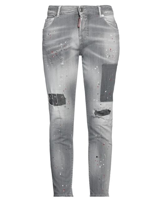 Pantalon en jean DSquared² en coloris Gray