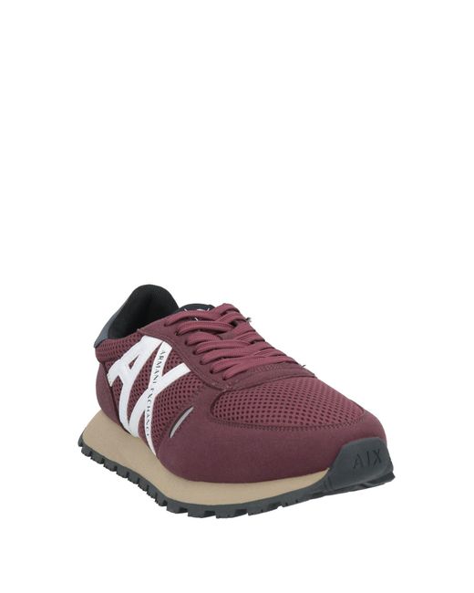 ARMANI EXCHANGE Purple Trainers for men