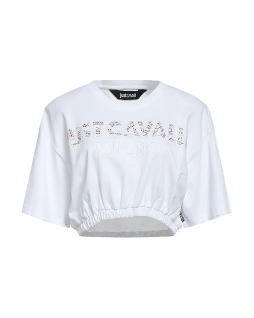 Just Cavalli White T-Shirts