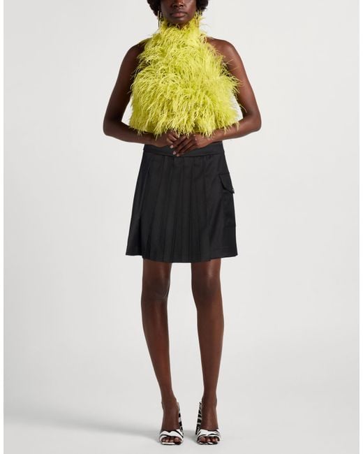 Just Cavalli Black Mini Skirt Polyester, Viscose, Elastane