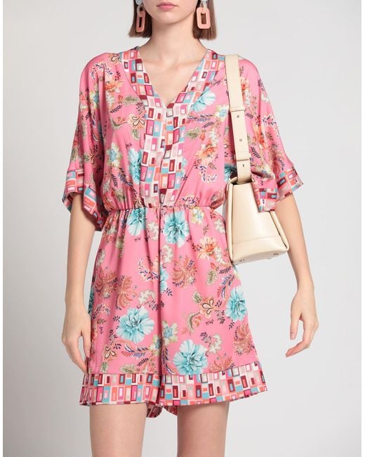 Liu Jo Red Playsuit