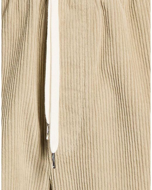 Cellar Door Natural Pants Cotton, Elastane for men