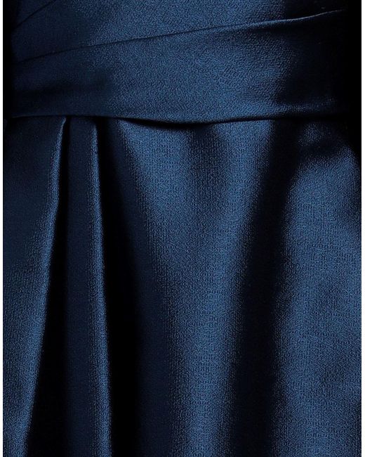 THEIA Blue Midi Dress