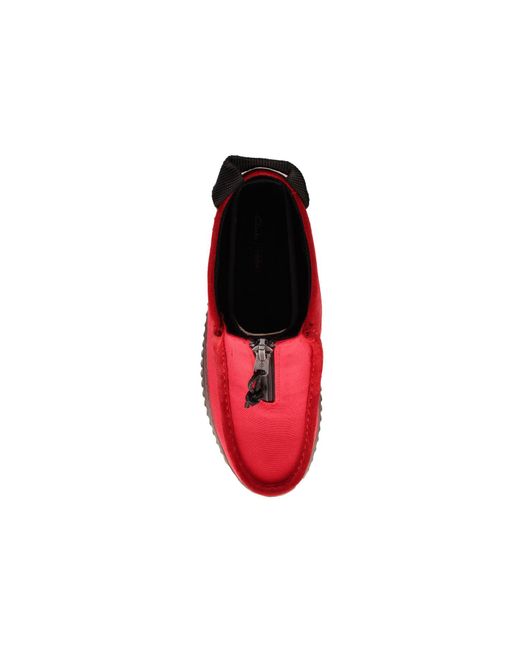 Zapatos de cordones Clarks de hombre de color Red