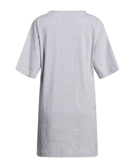 Moschino Gray Mini Dress Cotton