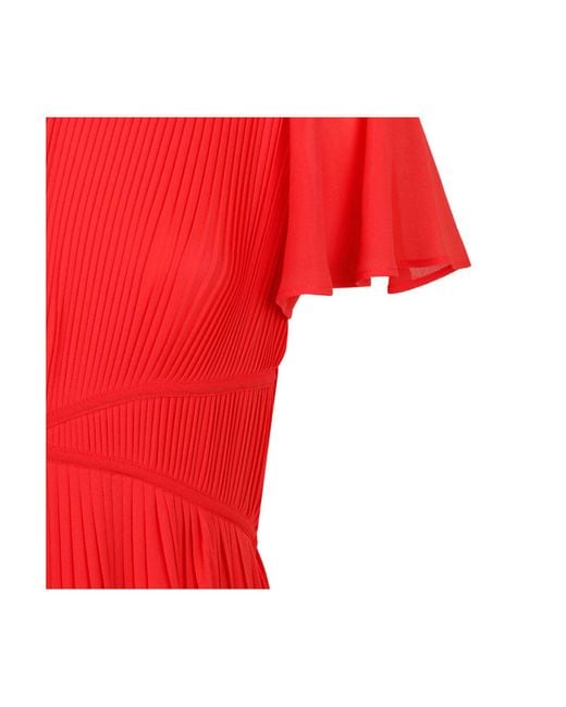 Robe midi Michael Kors en coloris Red