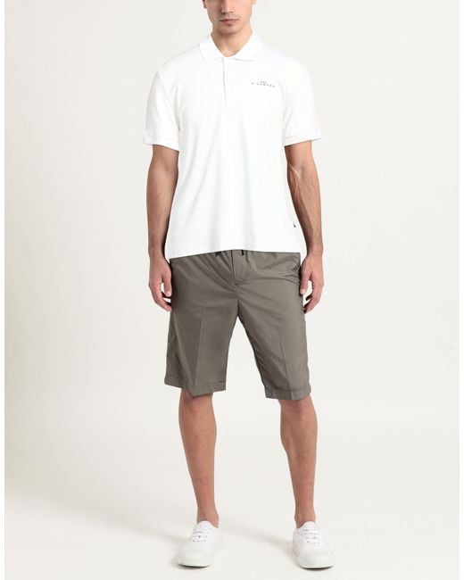 John Richmond White Polo Shirt Cotton for men