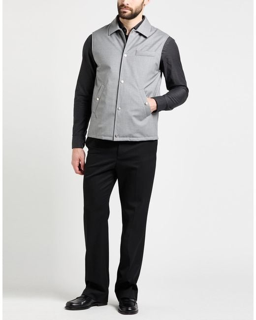 Brunello Cucinelli Gray Vests for men