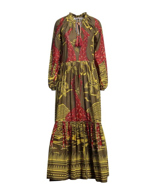 CONNOR & BLAKE Green Maxi-Kleid