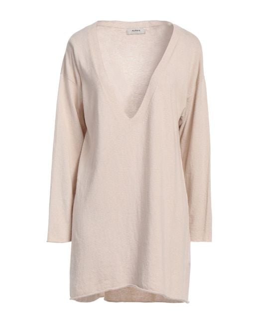 Pullover Alpha Studio de color Natural