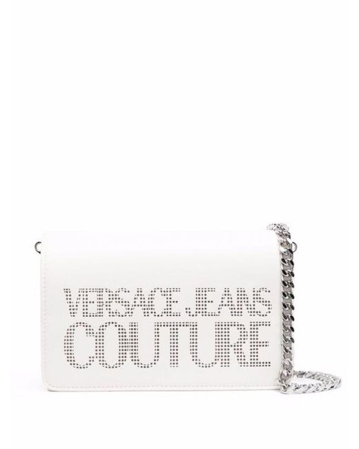 Versace White Schultertasche