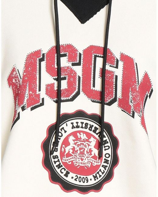 MSGM Black Sweatshirt Cotton