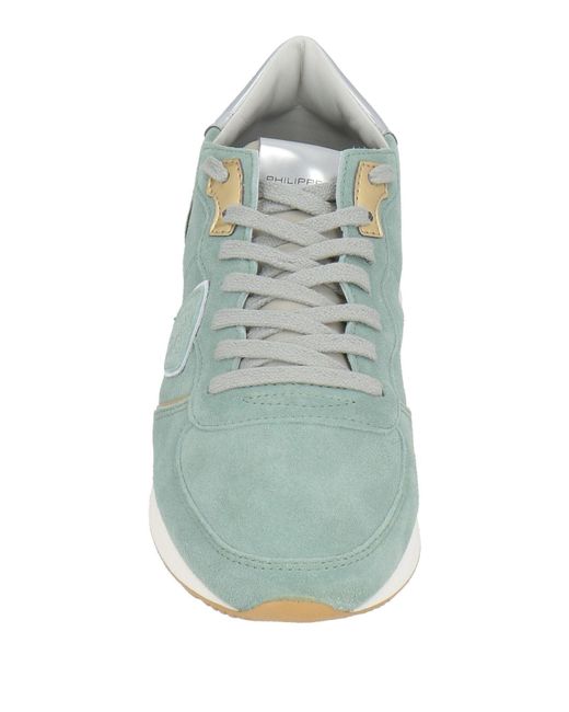 Philippe Model Green Sneakers Leather