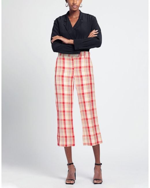 Semicouture Red Pants