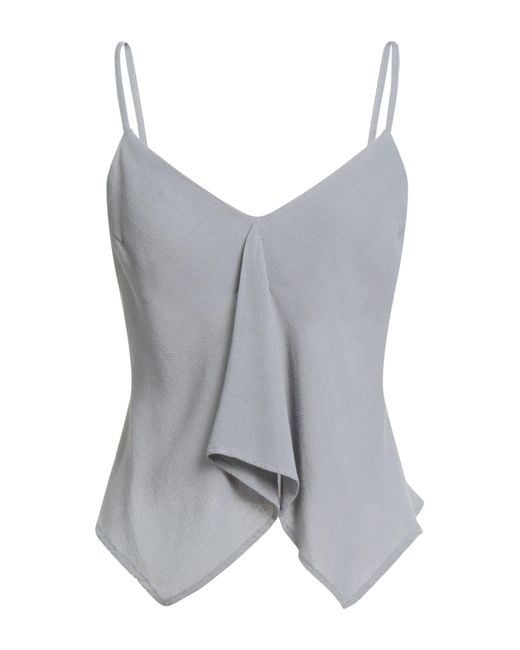 ALESSIA SANTI Gray Top Viscose