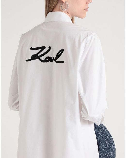 Chemise Karl Lagerfeld en coloris White