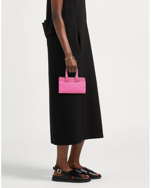 Moreau Paris Pink Fuchsia Handbag Calfskin