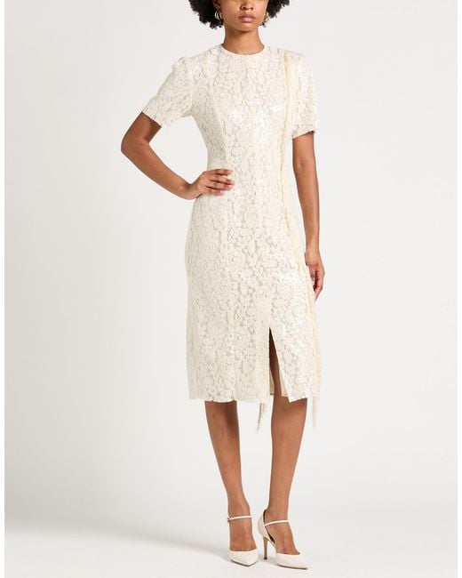 Vestido Midi MSGM de color Natural