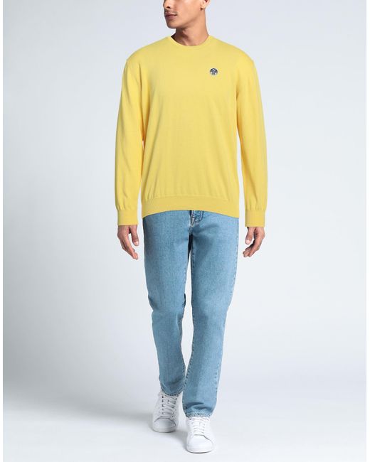 North Sails Yellow Sweater for men