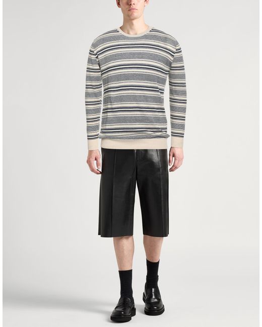 Aspesi Gray Sweater Linen, Cotton for men