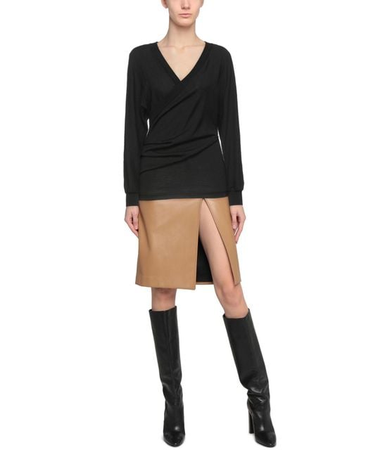 Alberta Ferretti Black Sweater Virgin Wool