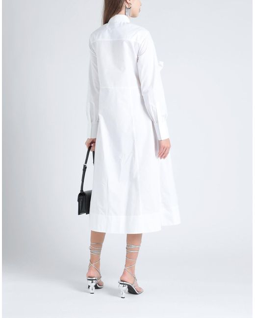 Karl Lagerfeld White Midi Dress