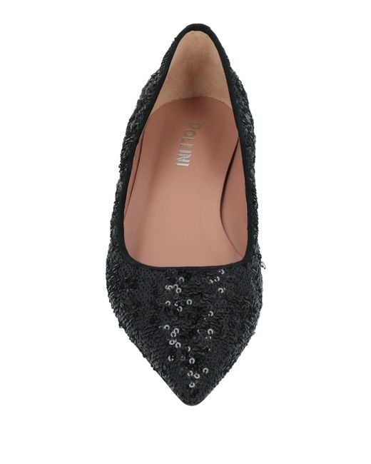 Pollini Black Ballet Flats