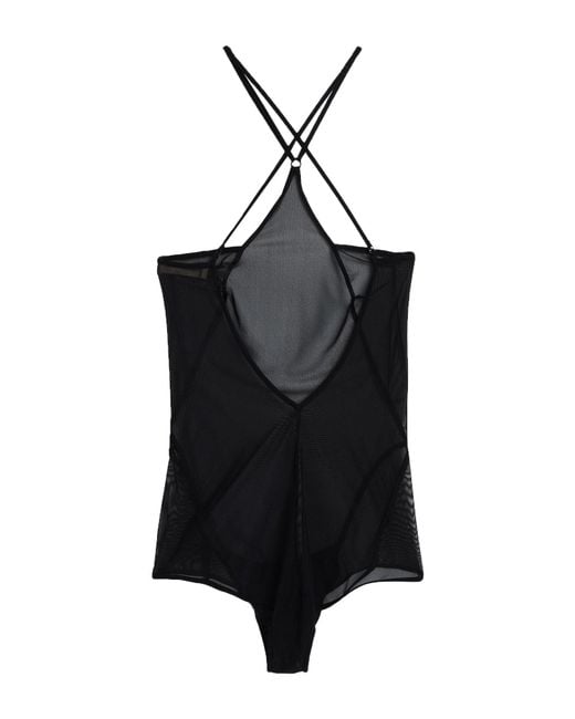 KNWLS Black Bodysuit Polyamide, Elastane