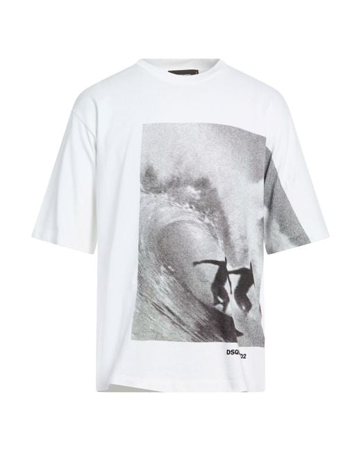 DSquared² White T-Shirt for men