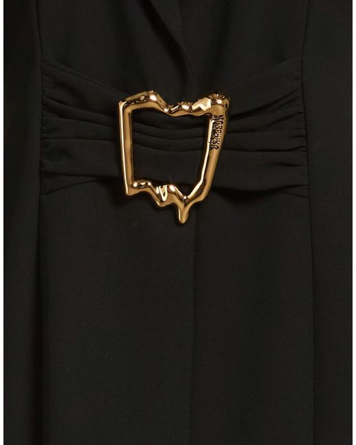 Moschino Black Couture Mini Dress Polyester, Elastane