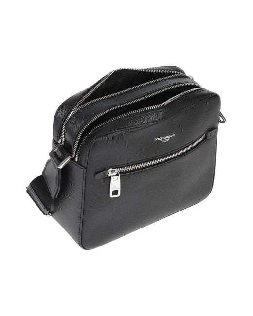 Dolce & Gabbana Black Cross-Body Bag Soft Leather for men