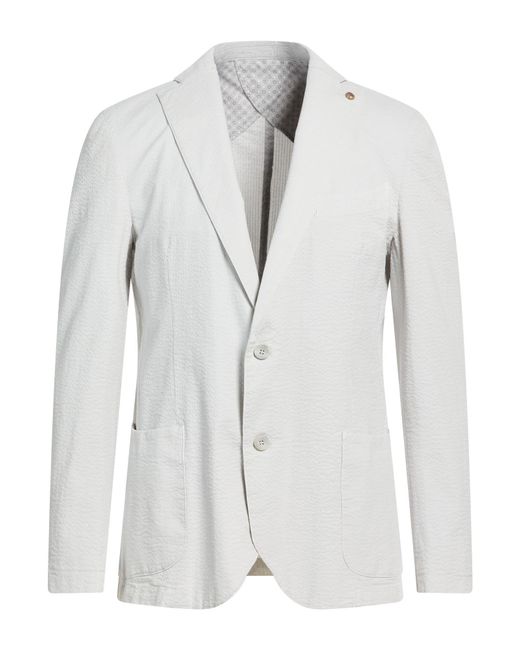 Barbati White Blazer for men